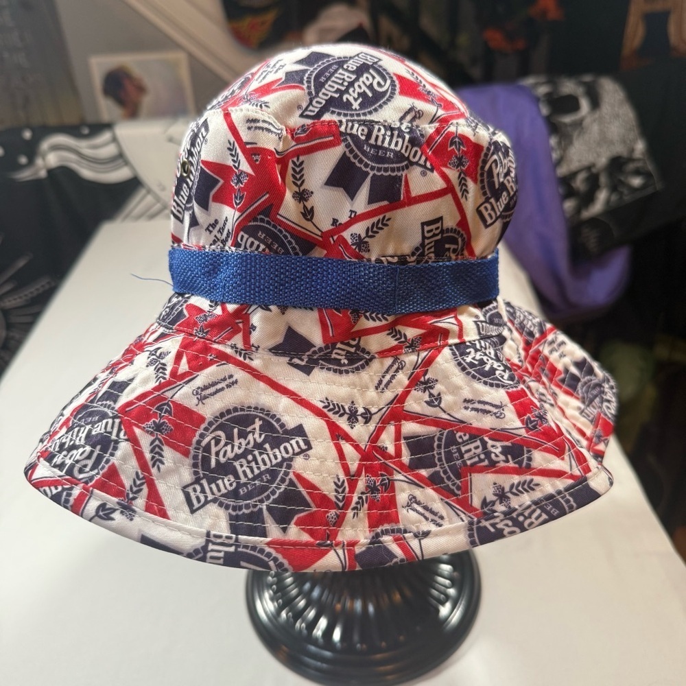 MAD Engine Red and Blue Patterned Hat
